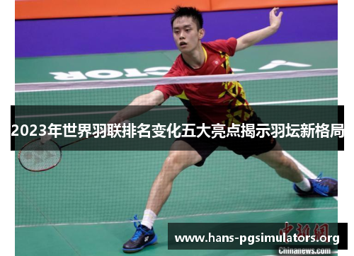2023年世界羽联排名变化五大亮点揭示羽坛新格局 2023年世界羽联排名变化五大亮点揭示羽坛新格局